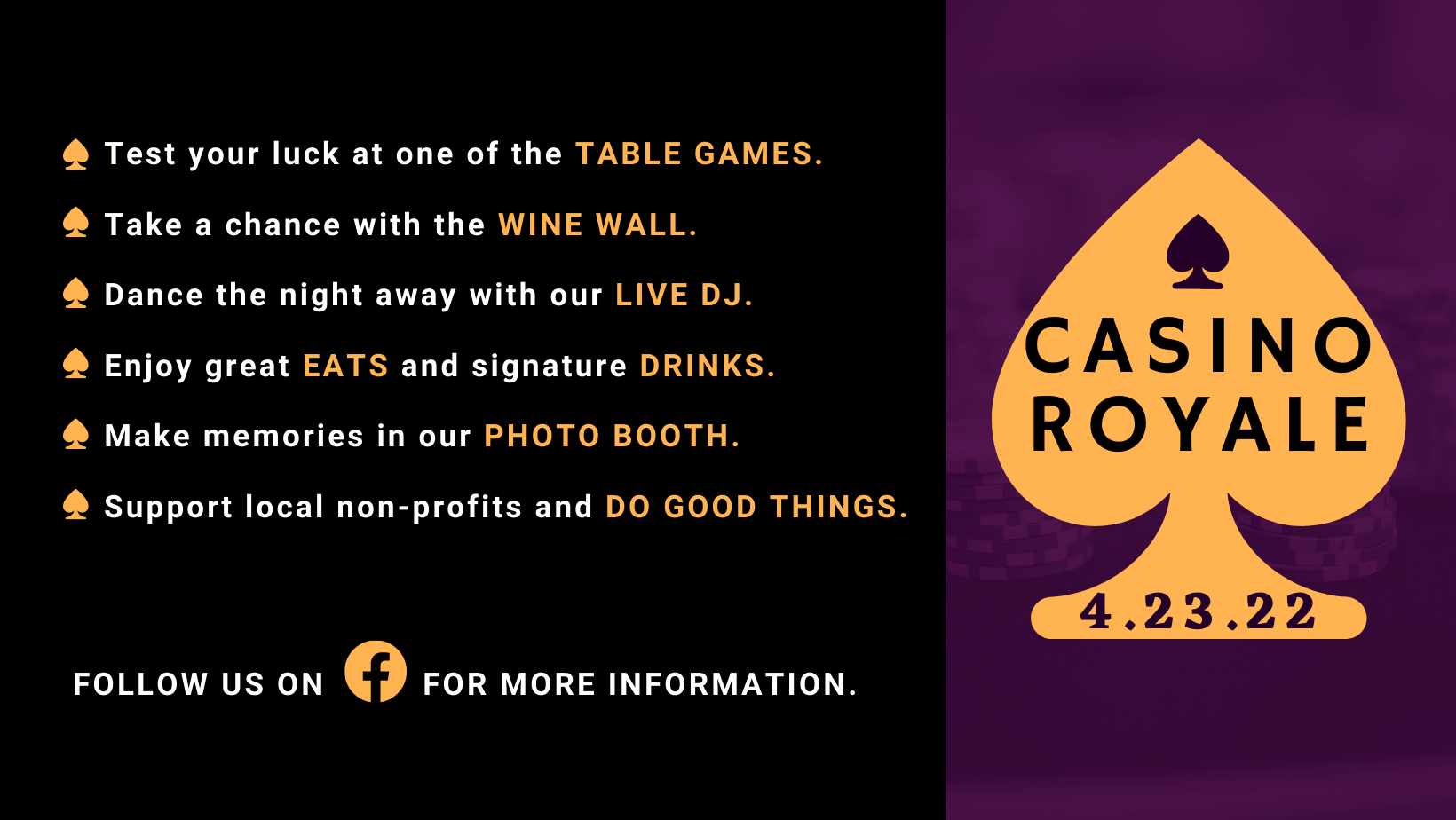 Casino Night 2022 details